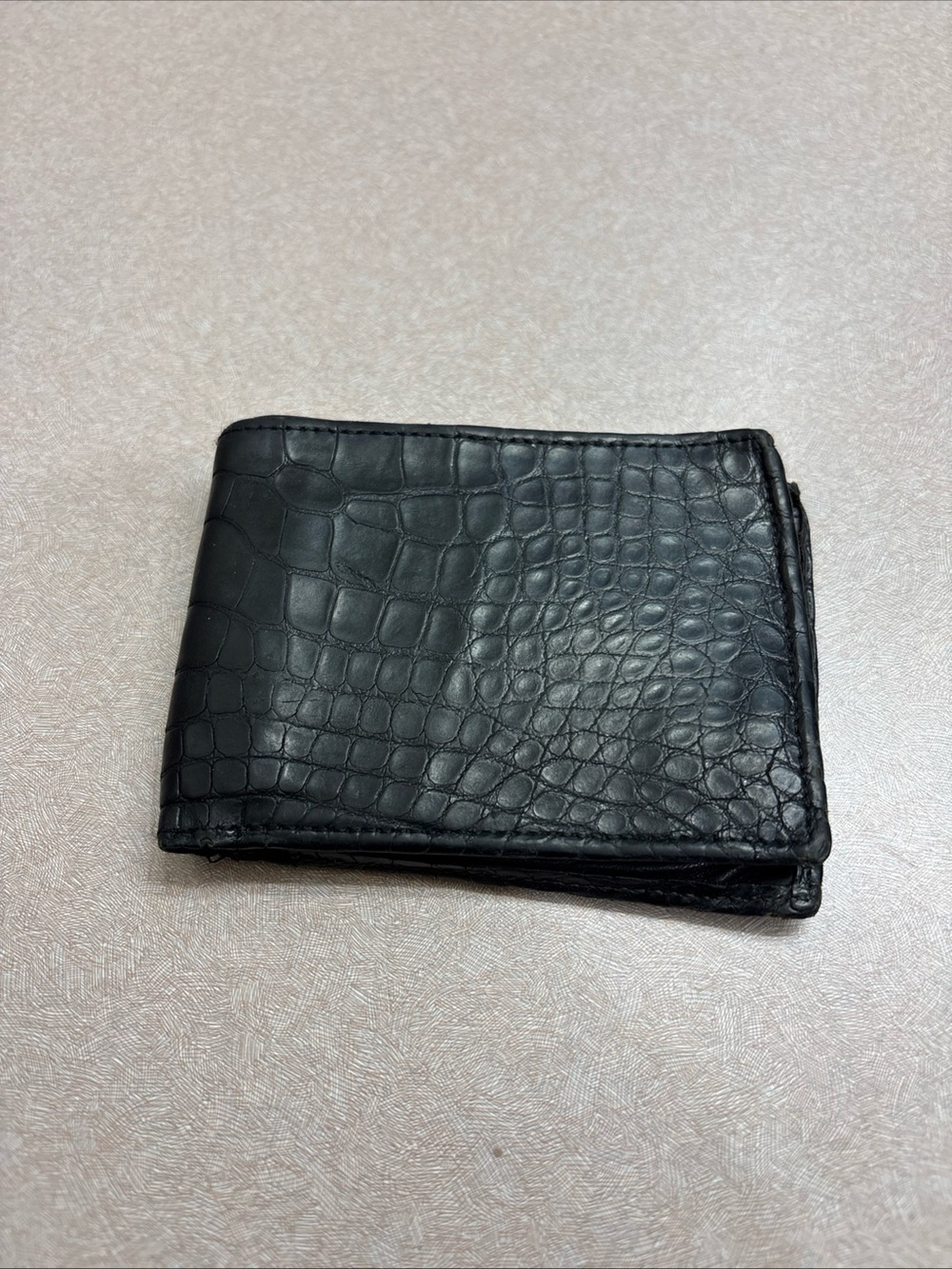 LAI Genuine American Alligator Leather Bi Fold Wallet Billfold Men’s USA Made